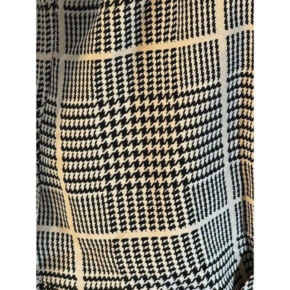 L'AGENCE Chiara Camisole Tank 100% Silk Herringbone Plaid Peplum Romantic SZ S - Picture 5 of 13